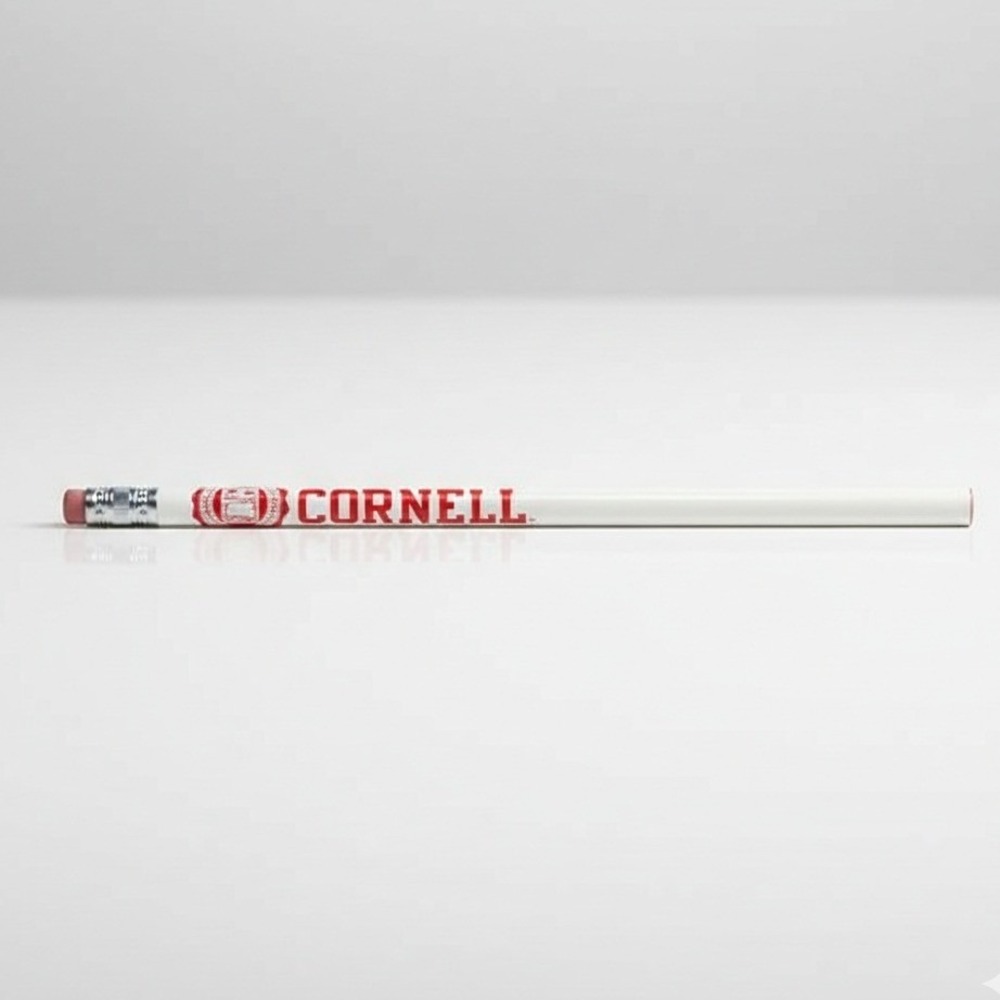 Vintage Cornell University Wood‎ Pencil Red White Ivy League College Memorabilia